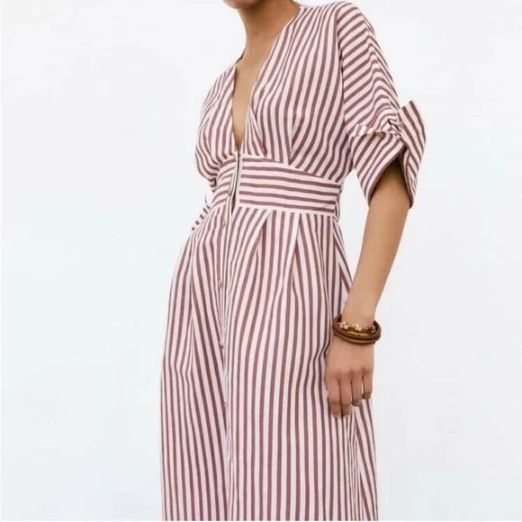 ZARA striped dress size xsmall - Picture 3 of 10